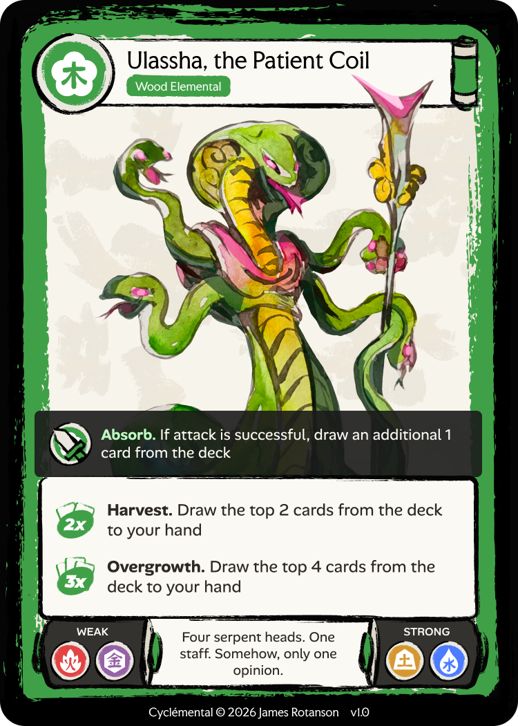Ulassha — Wood Elemental